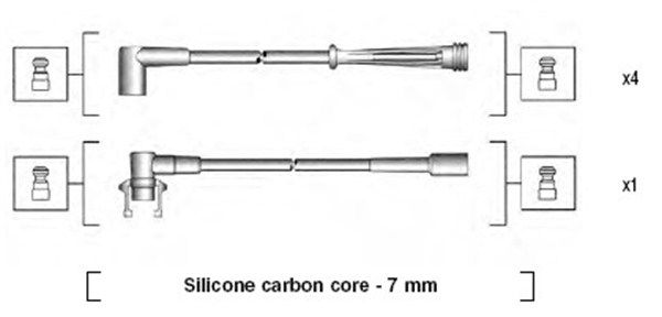 MAGNETI MARELLI Süütesüsteemikomplekt 941145140711